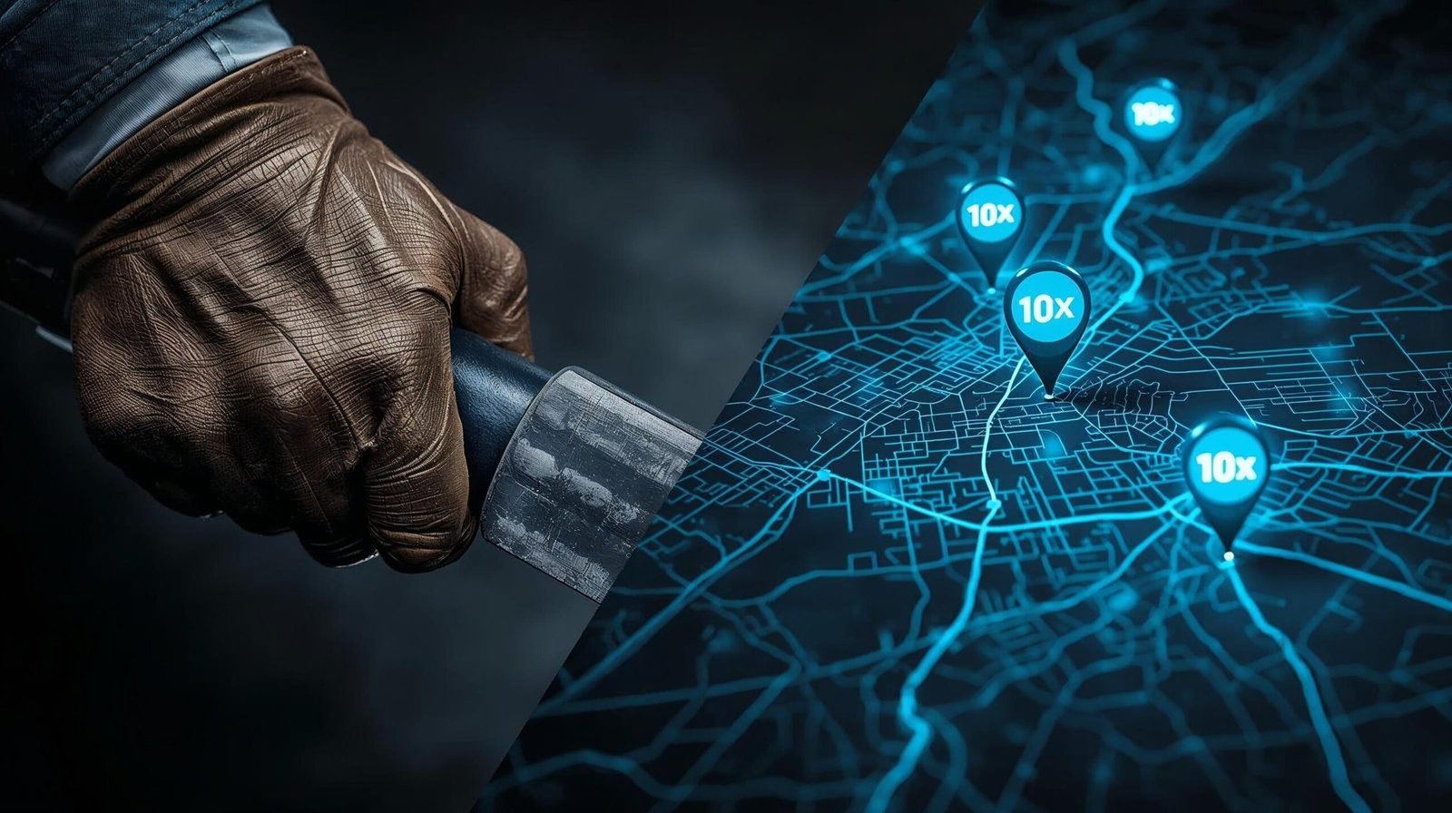 Digital city map visualization